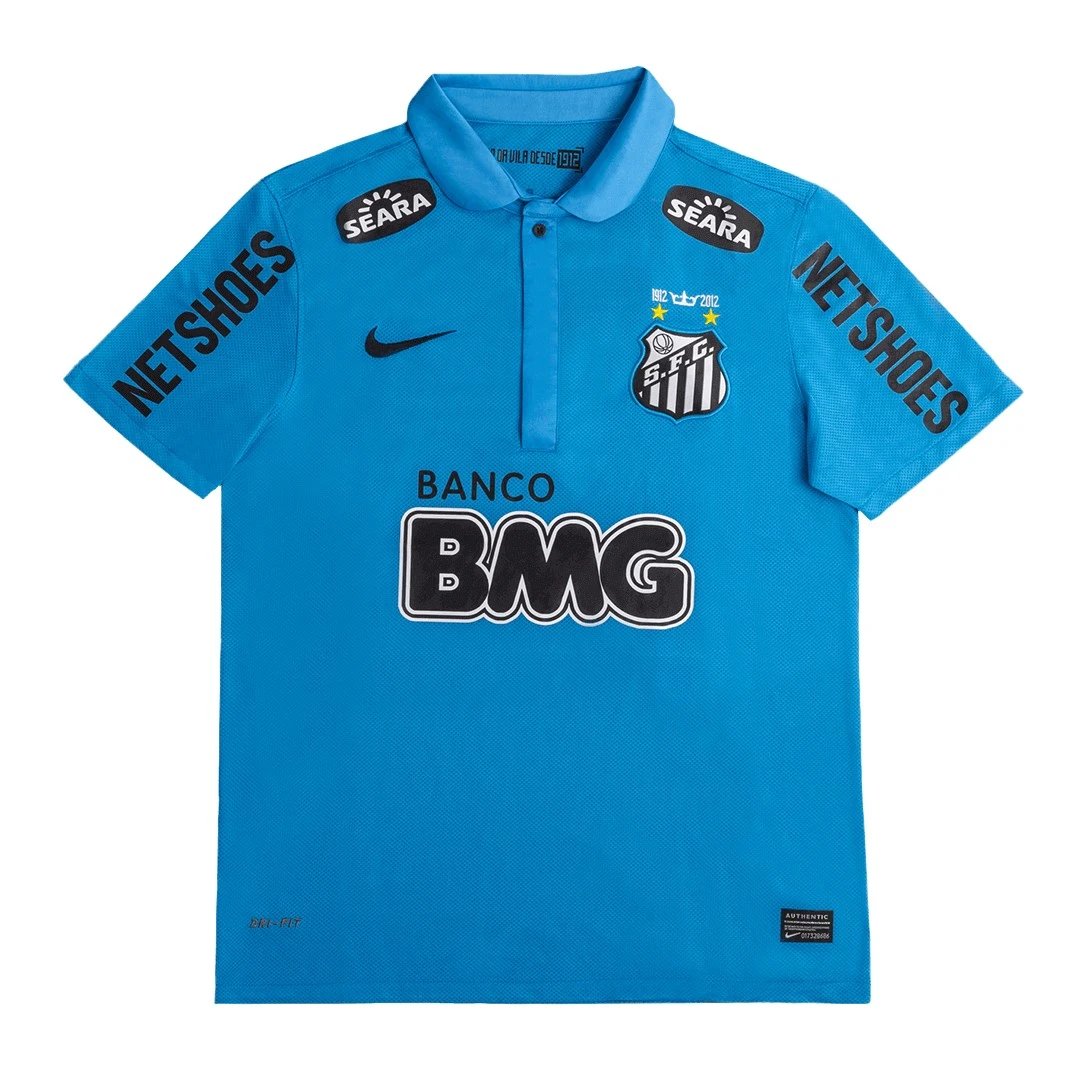 Neymar Jr 11 Santos FC 2012 Retro Third Jersey — photo 2
