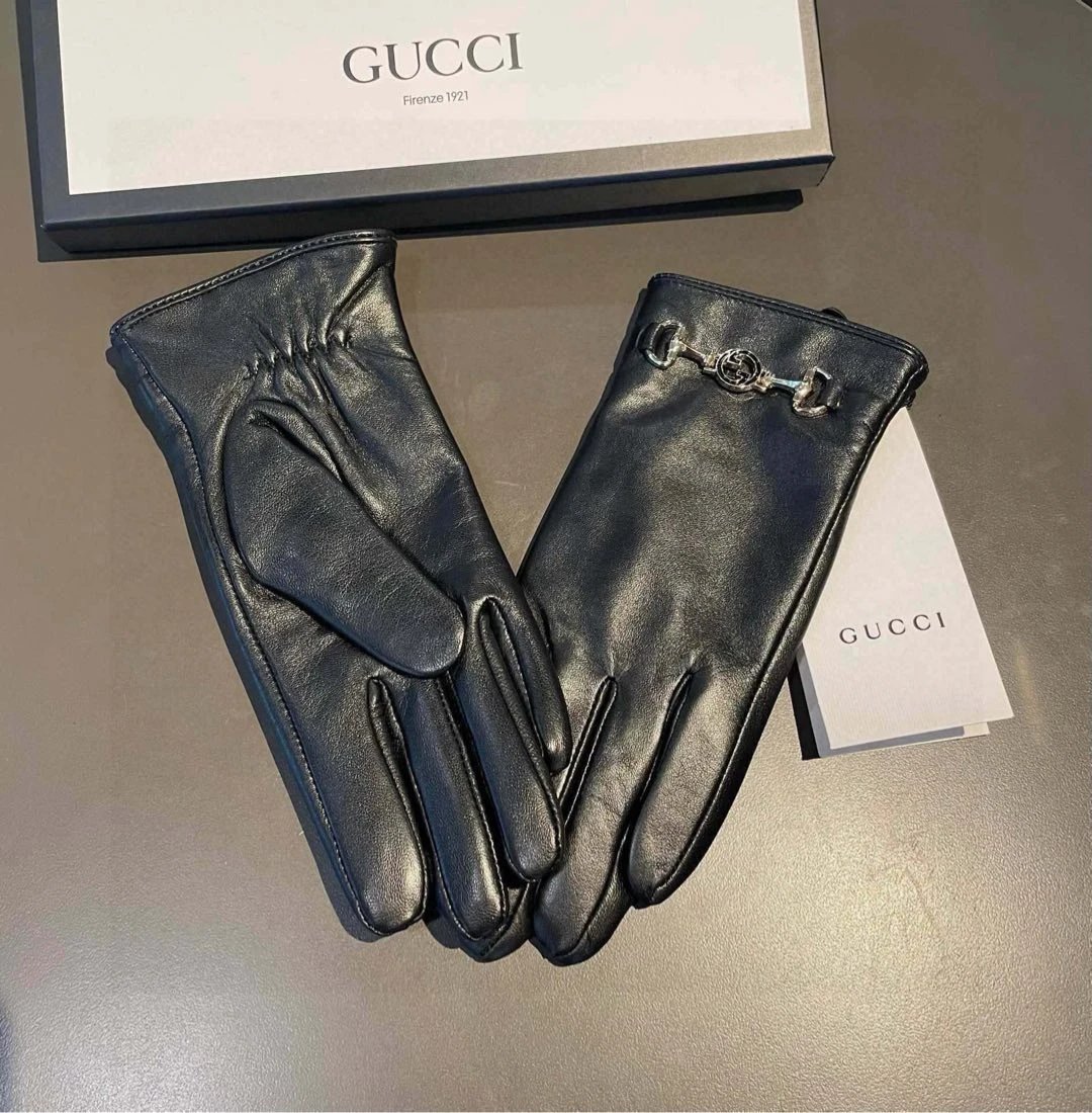 Gucci Lambskin Cashmere Gloves Ver.A — Photo 7
