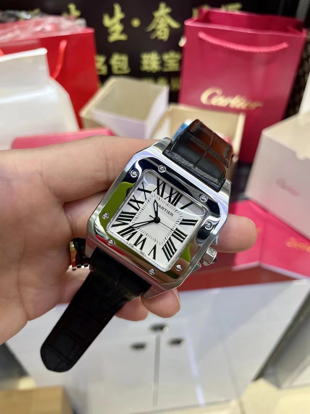 Cartier Santos Automatic Watch Ver.B — Zdjęcie 2