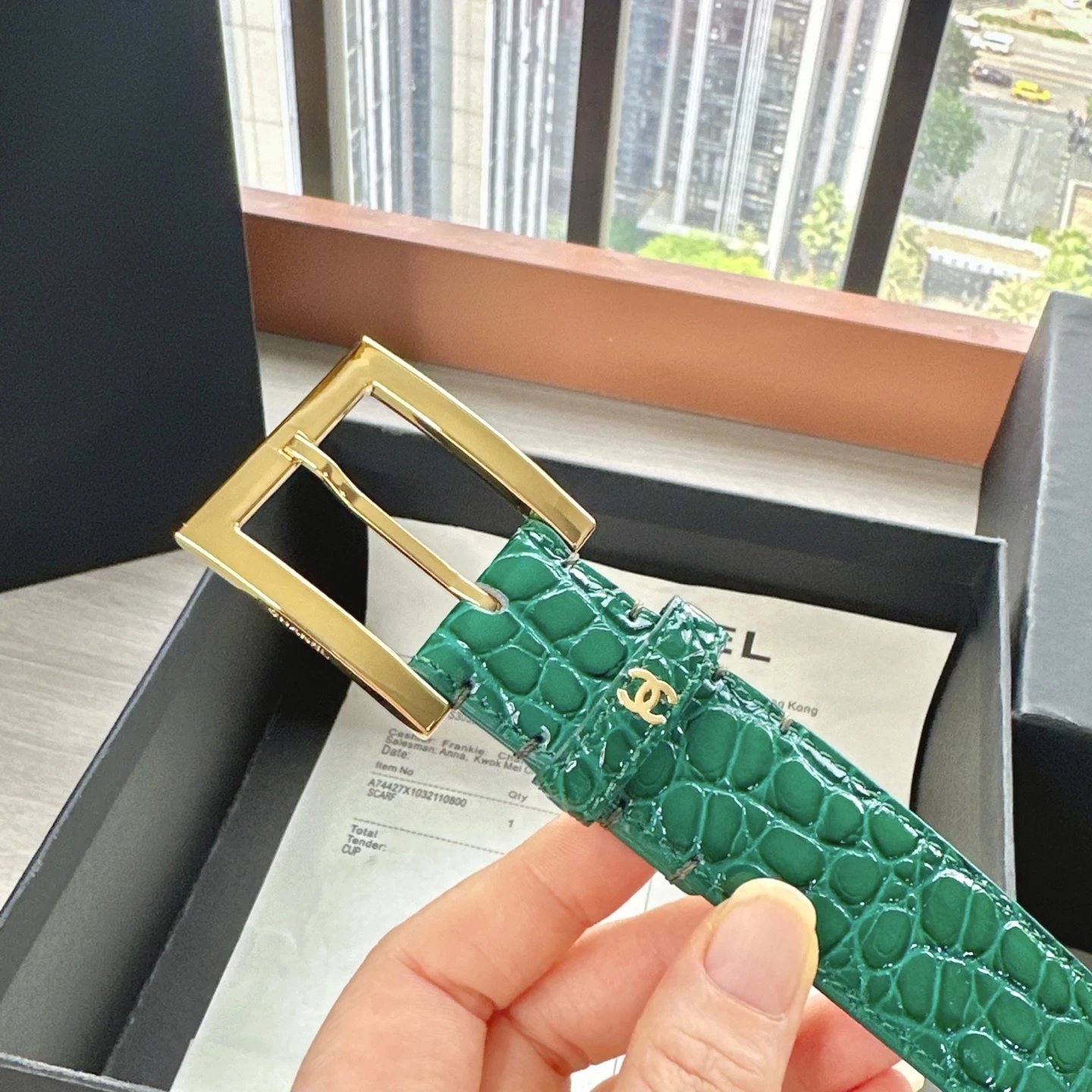 Chanel Leather Reversible Belt Ver.C — photo 8