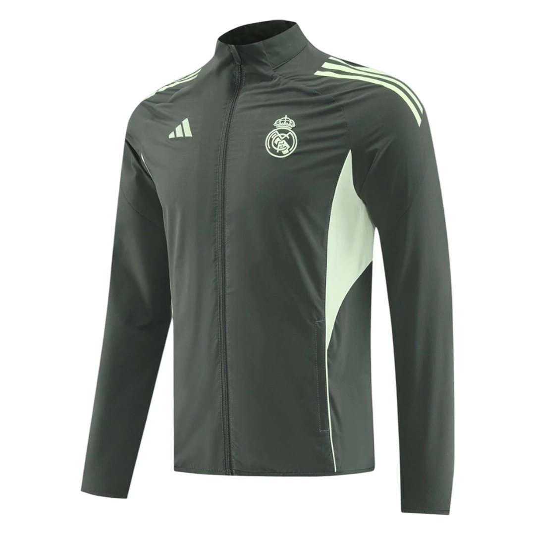 Real Madrid Track Jacket 2025 26 Green — photo 2