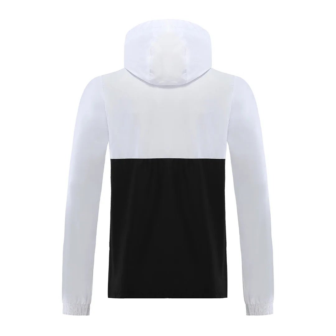 Sao Paulo 2023 FC Hoodie Windbreaker Jacket 24 White Black — Zdjęcie 2