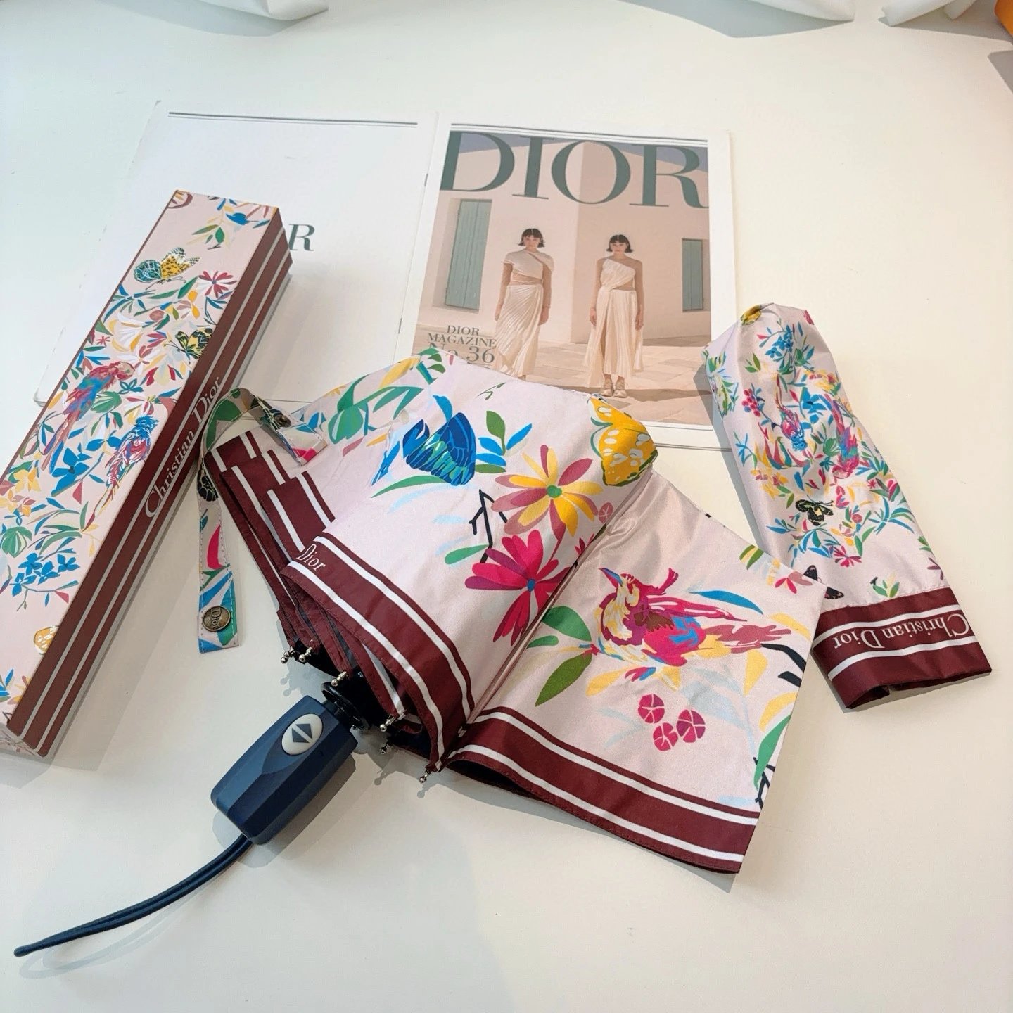 Dior UV Protection Folding Umbrella Ver.M — Zdjęcie 6