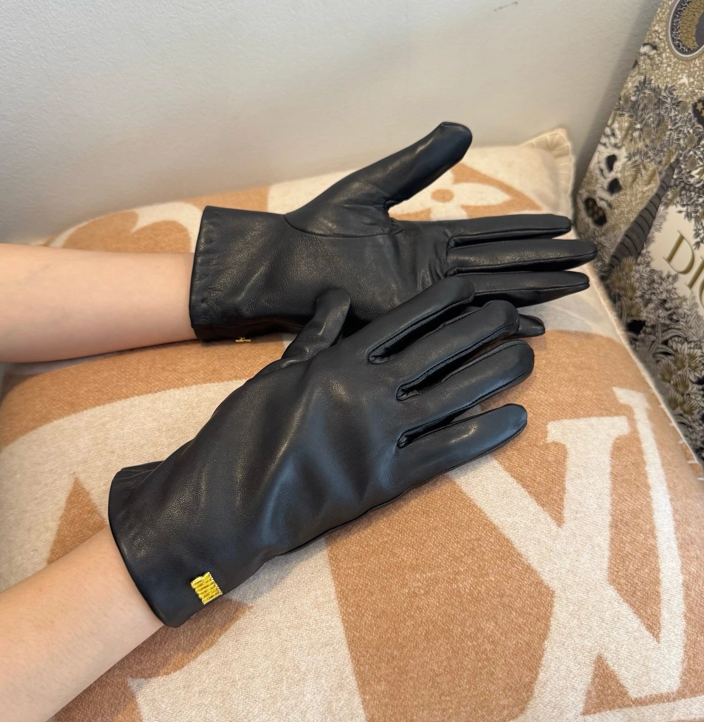 Dior Lambskin Cashmere Gloves Ver.A — Photo 2