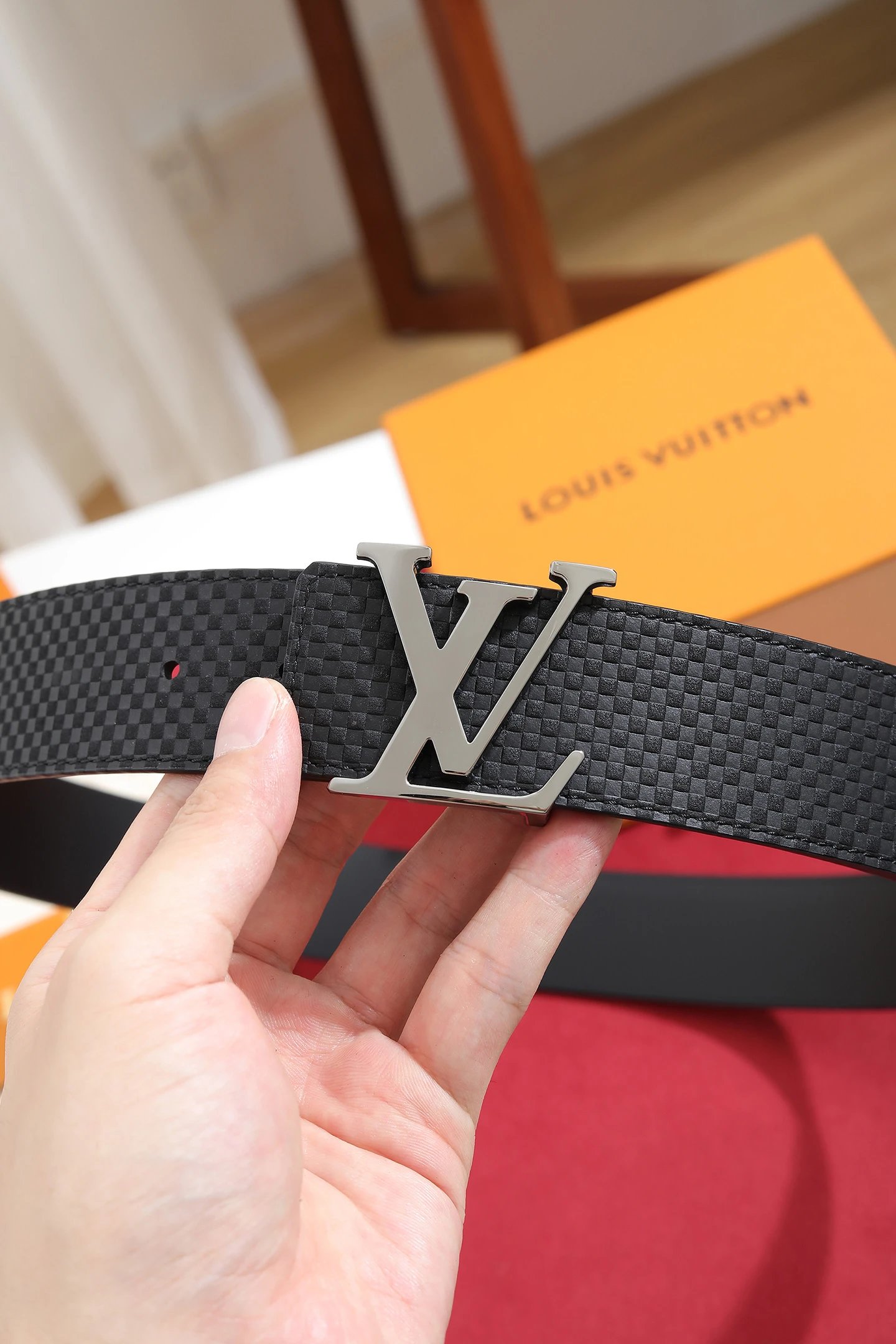 Louis Vuitton Leather Belt Ver.A — Zdjęcie 6