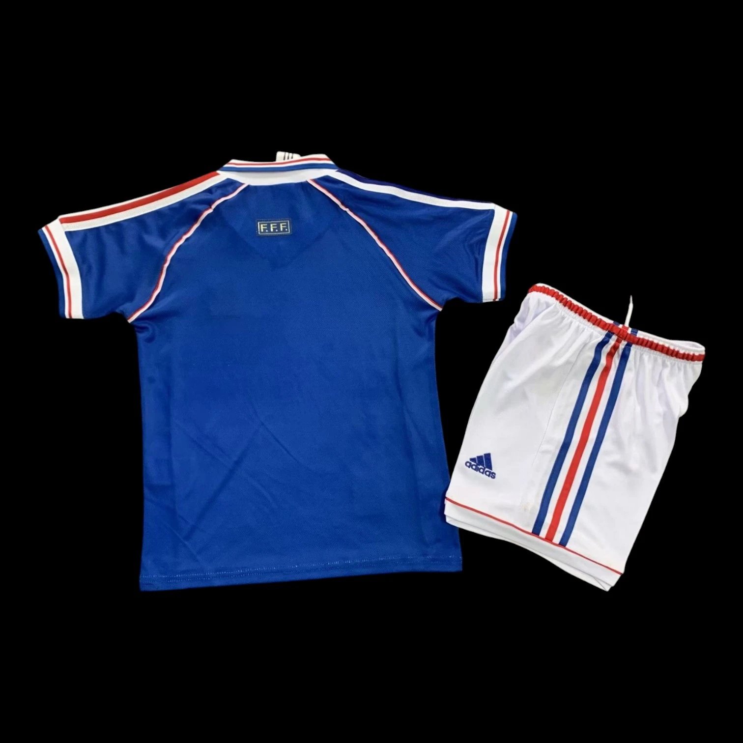 France Retro Home Jersey - Kids — Zdjęcie 2