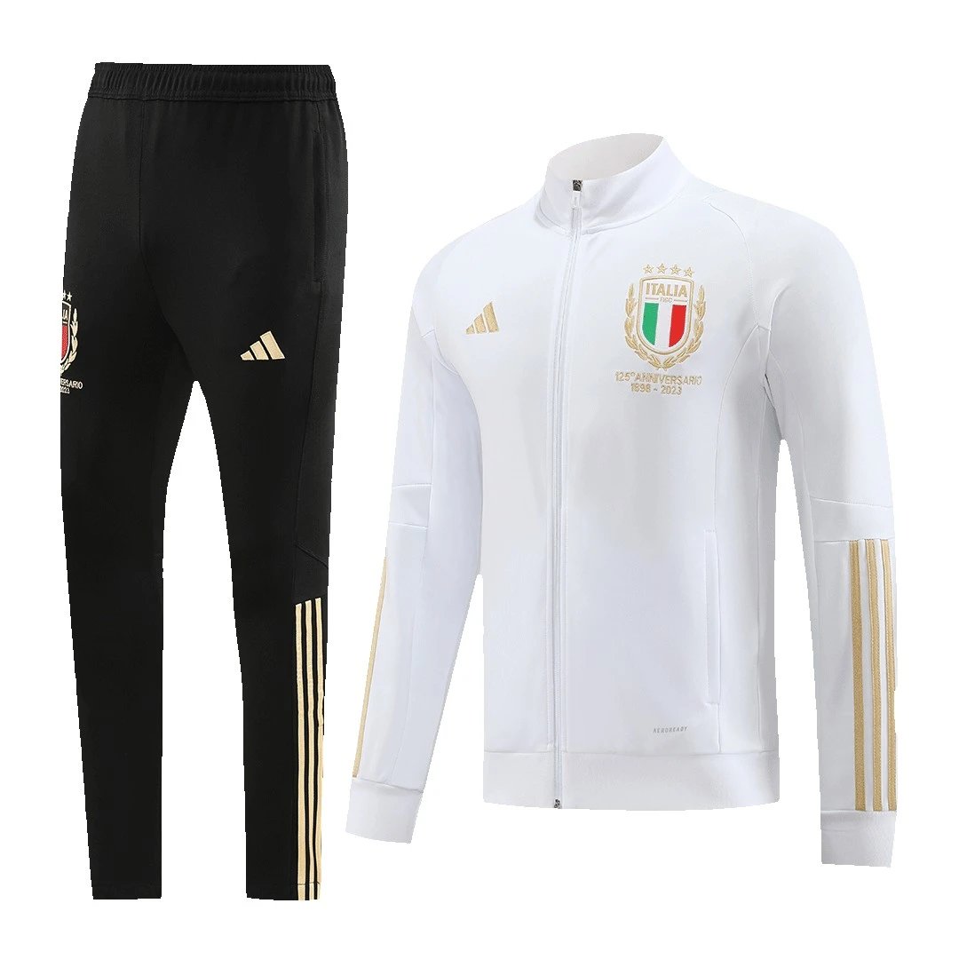 Italy Jacket Tracksuit 2023 24 White — photo 2