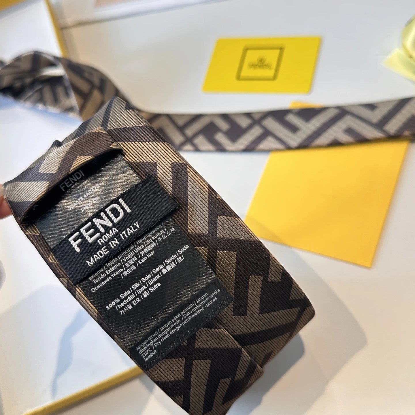 Fendi Silk Tie Ver.A — QC