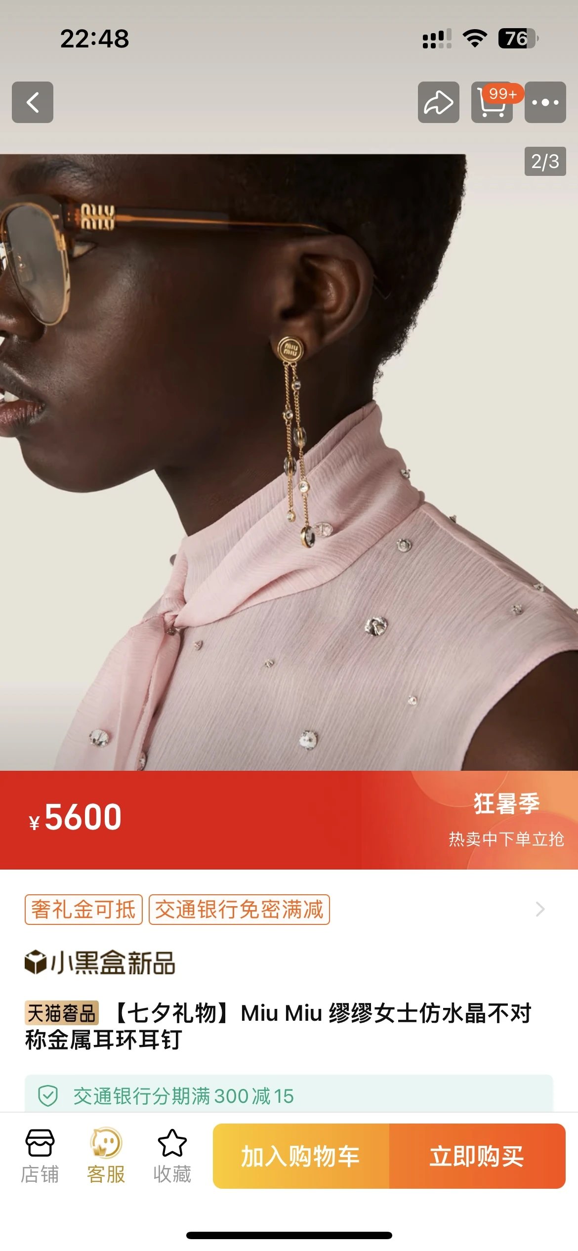 Miu Miu Earrings Ver.A — photo 4