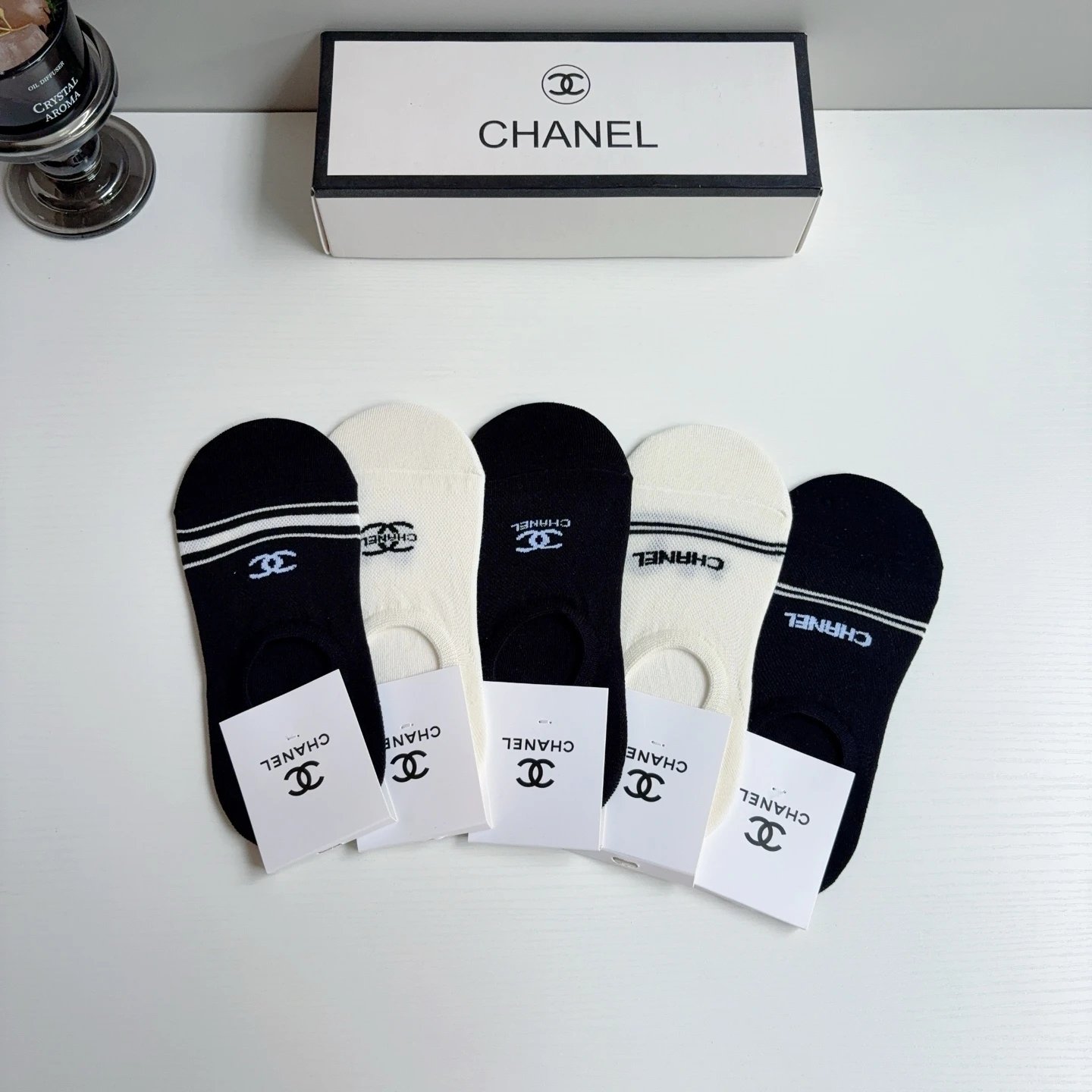 Chanel No-Show Socks Ver.C — QC