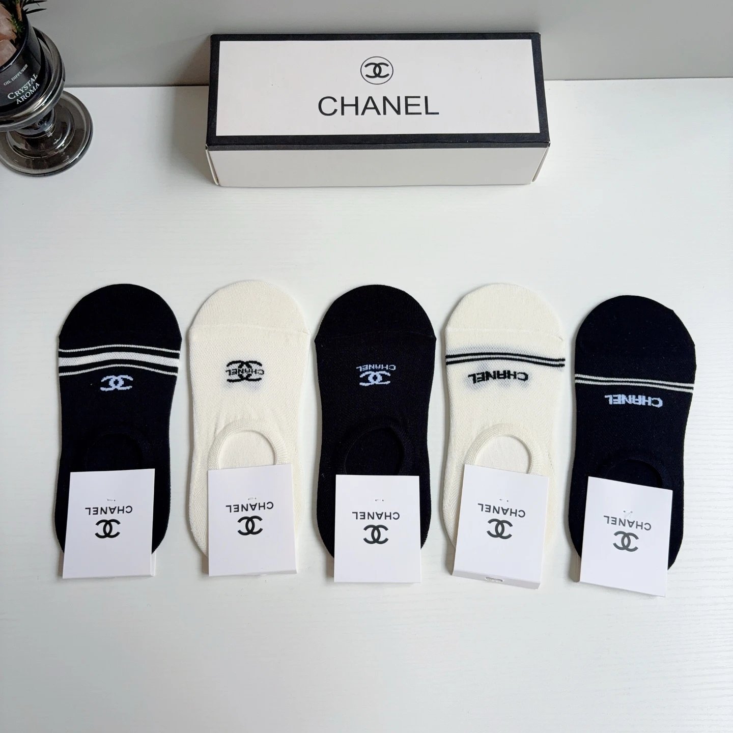 Chanel No-Show Socks Ver.C — QC