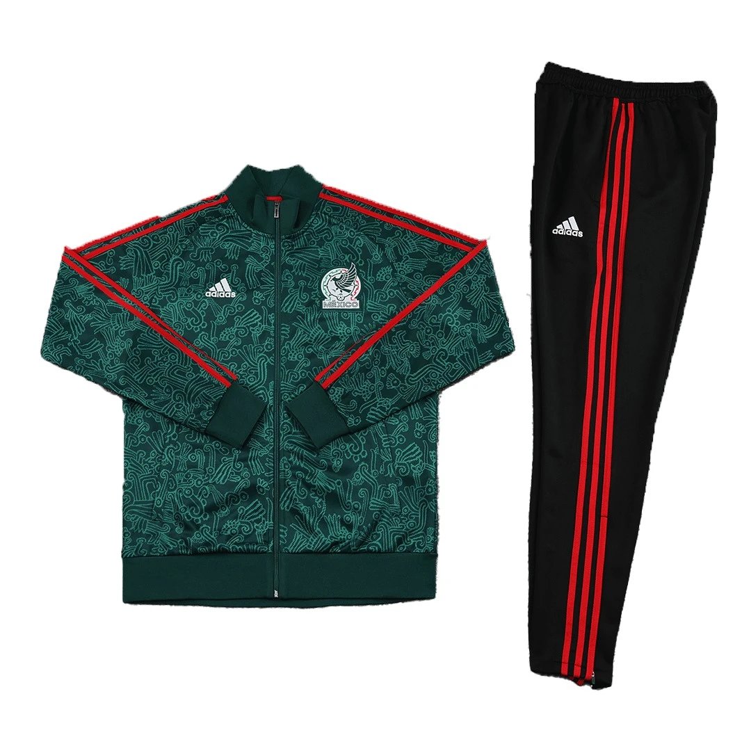 Mexico 2022 Jacket Tracksuit Green Black — QC