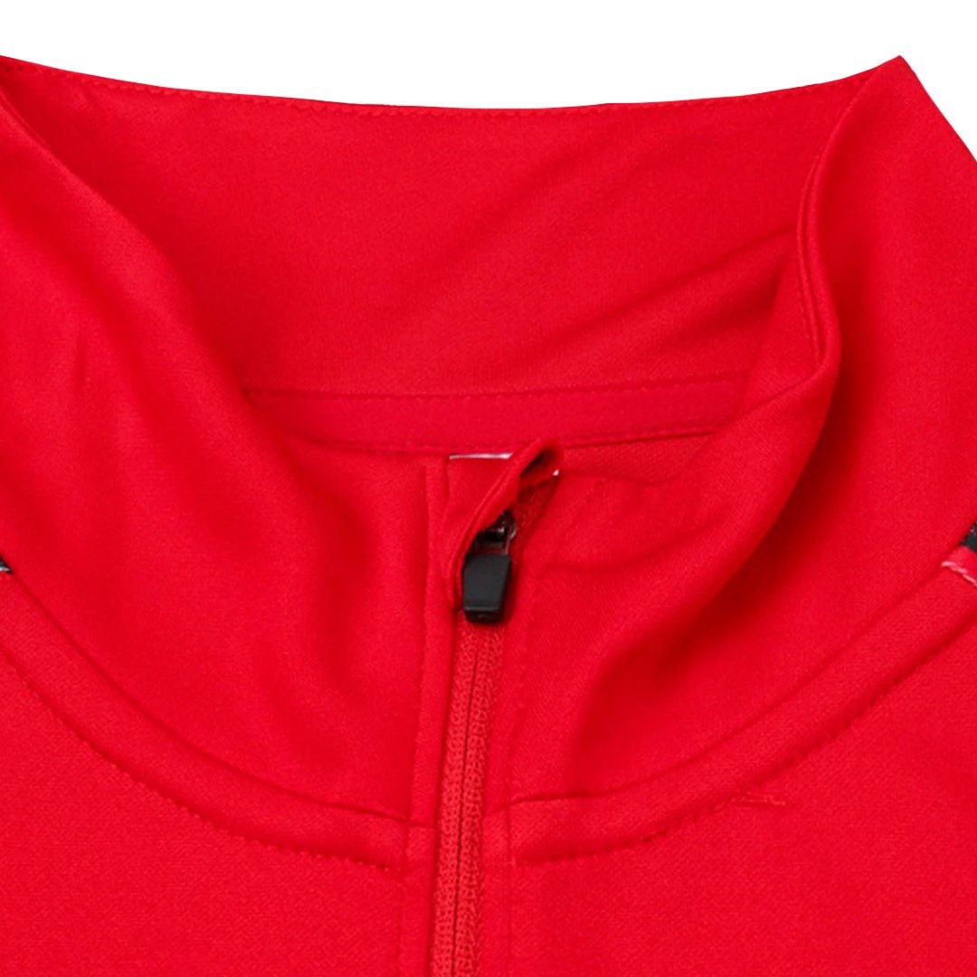 Napoli 2023 1 4 Zip Tracksuit 24 Kids Red — Photo 5