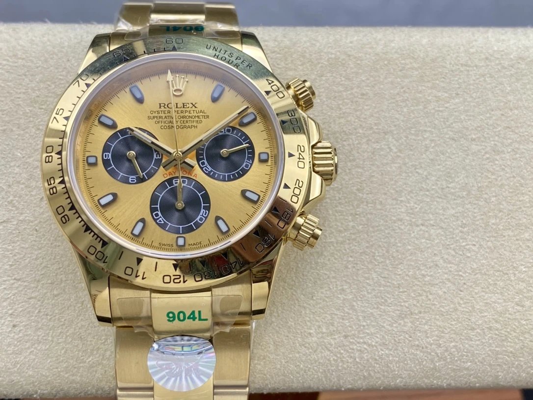 Rolex Cosmograph Daytona goudkleurig chronograaf horloge