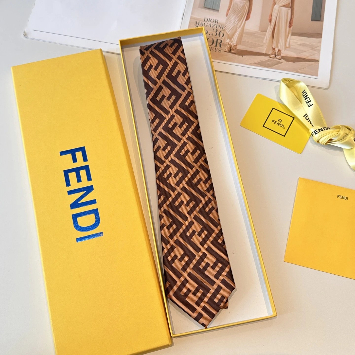 Fendi Silk Tie Ver.B — Photo 2