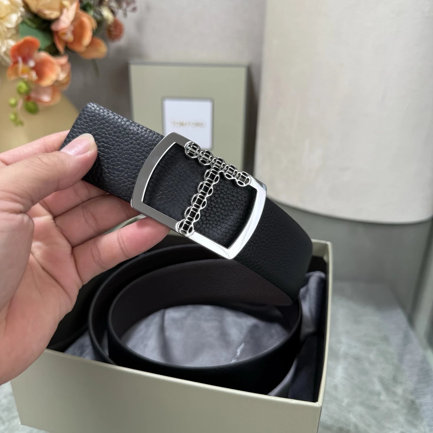 Tom Ford Leather Reversible Belt Ver.E — photo 4