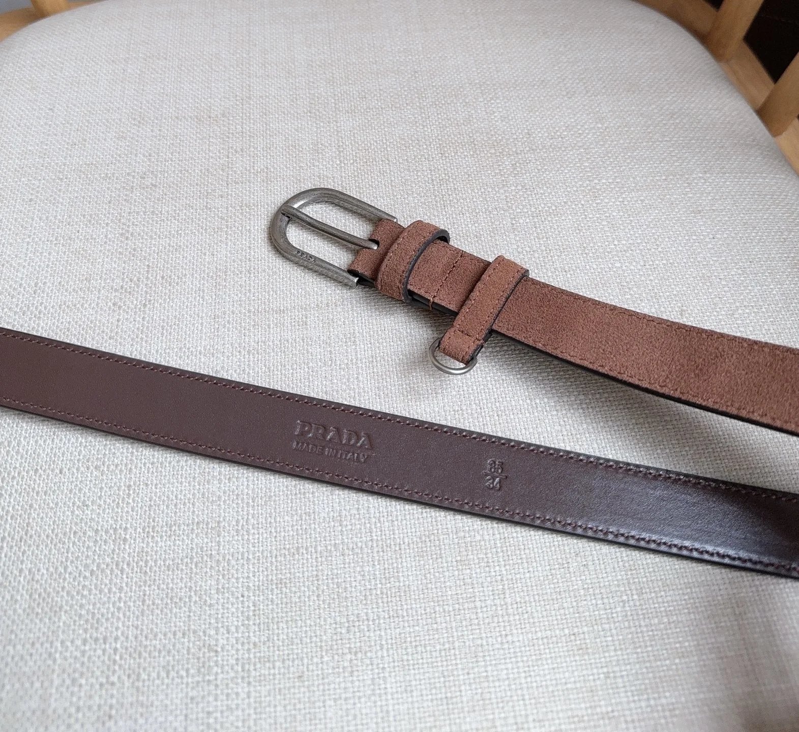 Prada Leather Belt Ver.E — photo 3