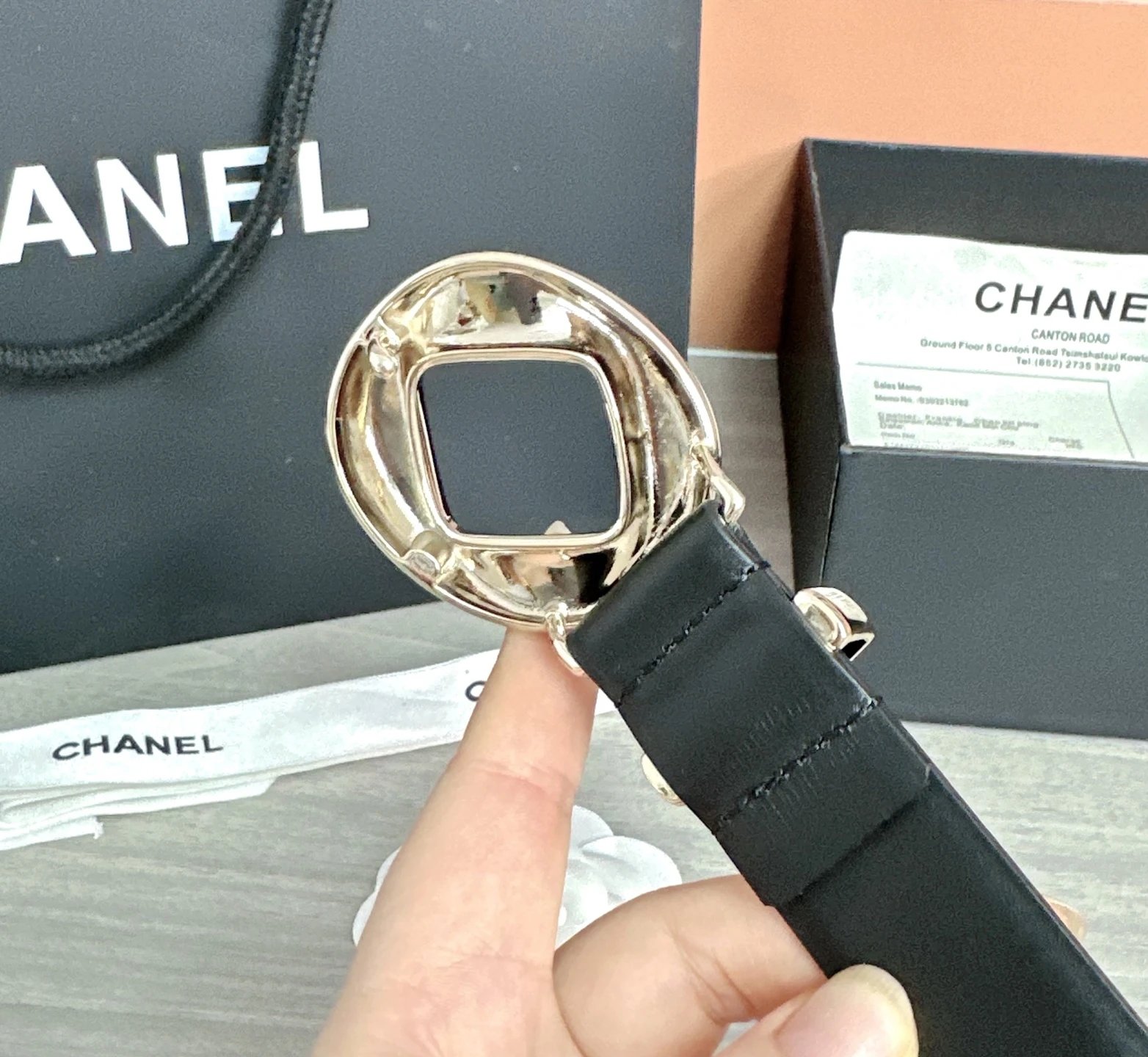 Chanel Leather Reversible Belt Ver.E — photo 8