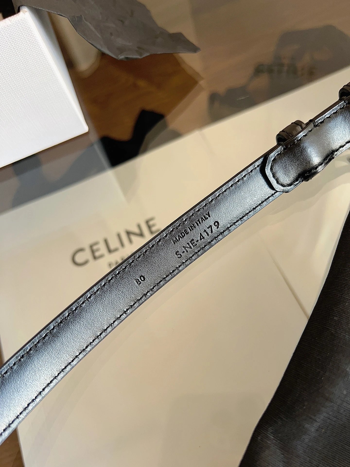 Celine Leather Belt Ver.A — QC