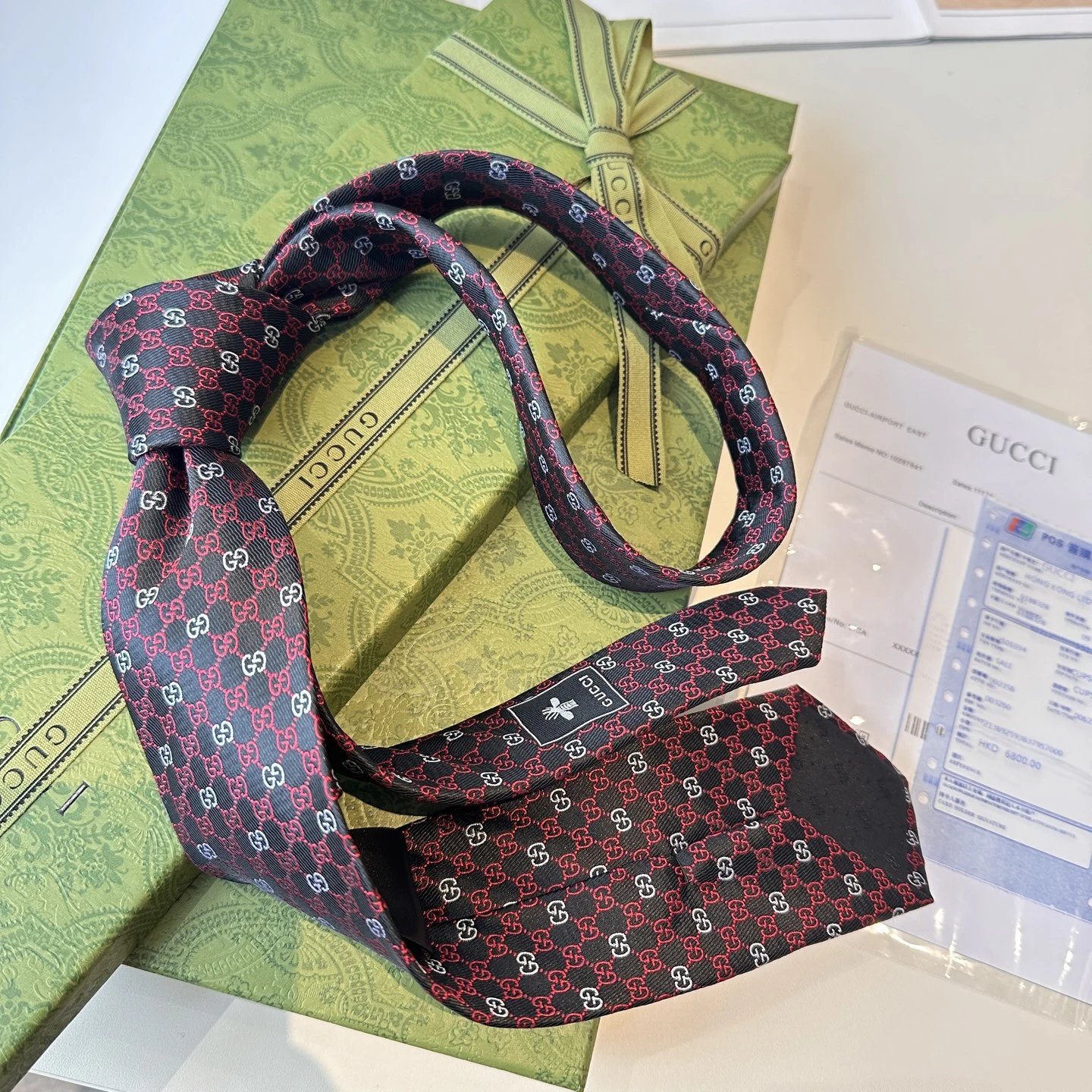 Gucci Silk Tie Ver.M — Zdjęcie 3