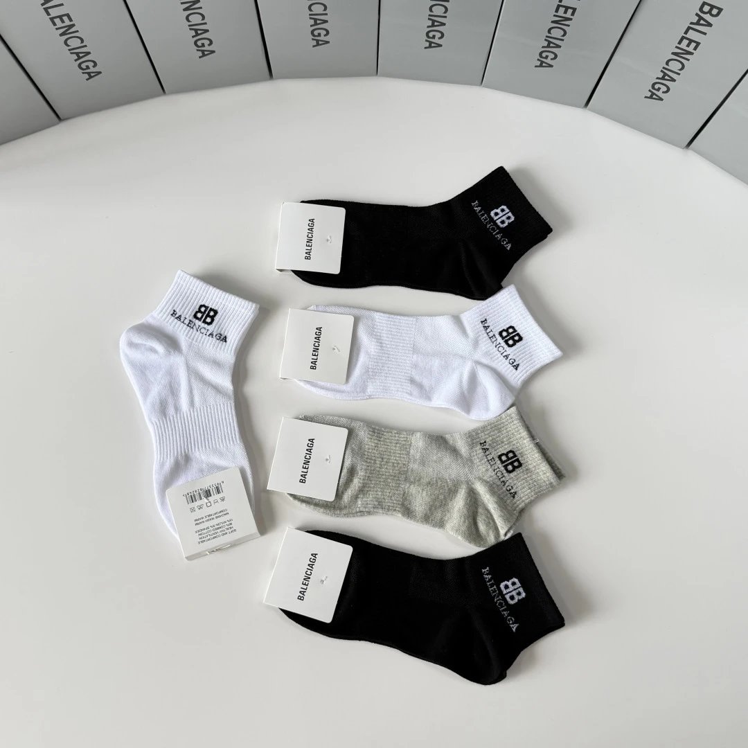 Balenciaga Quarter Socks 5-Pair Box Ver.A — photo 6