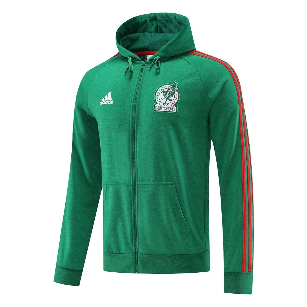 Mexico 2022 Hoodie Tracksuit 23 Green — Photo 5