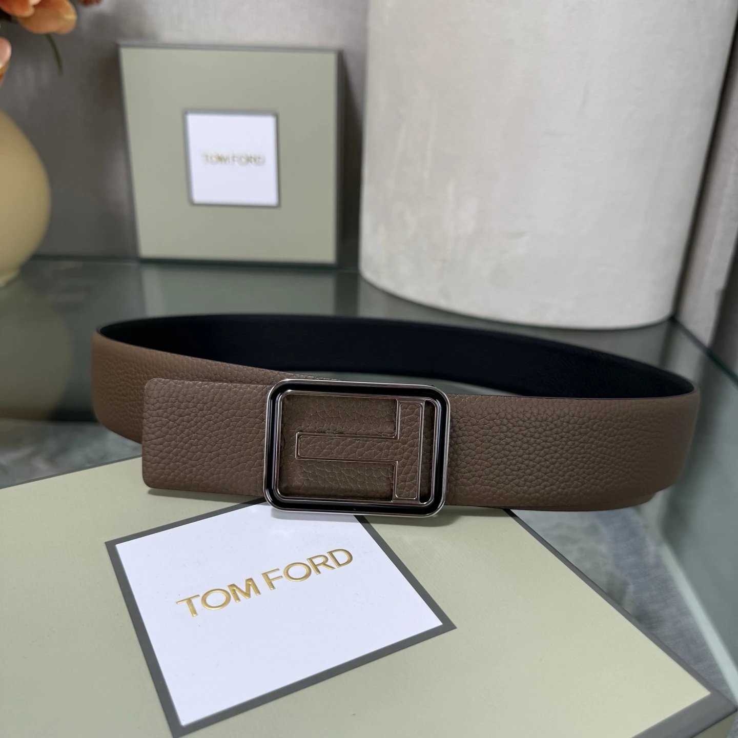 Tom Ford Leather Reversible Belt Ver.B — photo 7