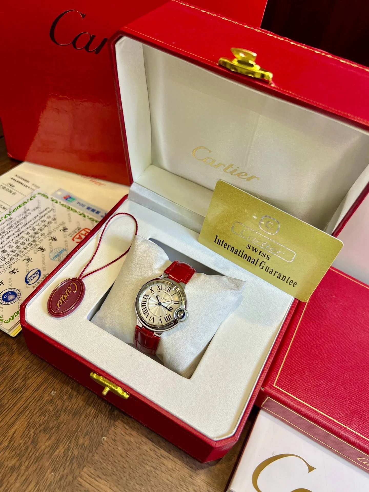 Cartier Ballon Bleu Automatic Ladies Watch 32mm — photo 3