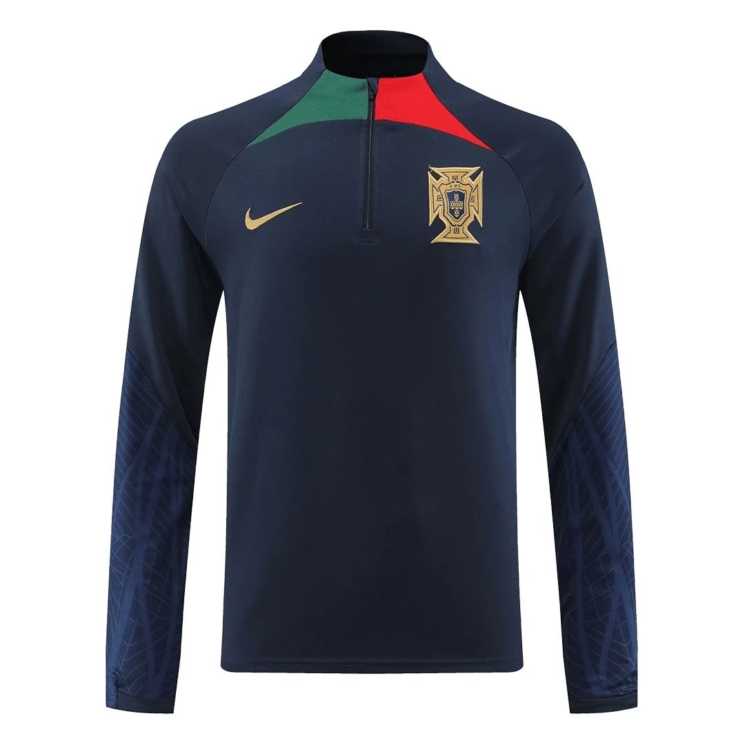 Portugal 2022 1 4 Zip Tracksuit Black — Photo 4