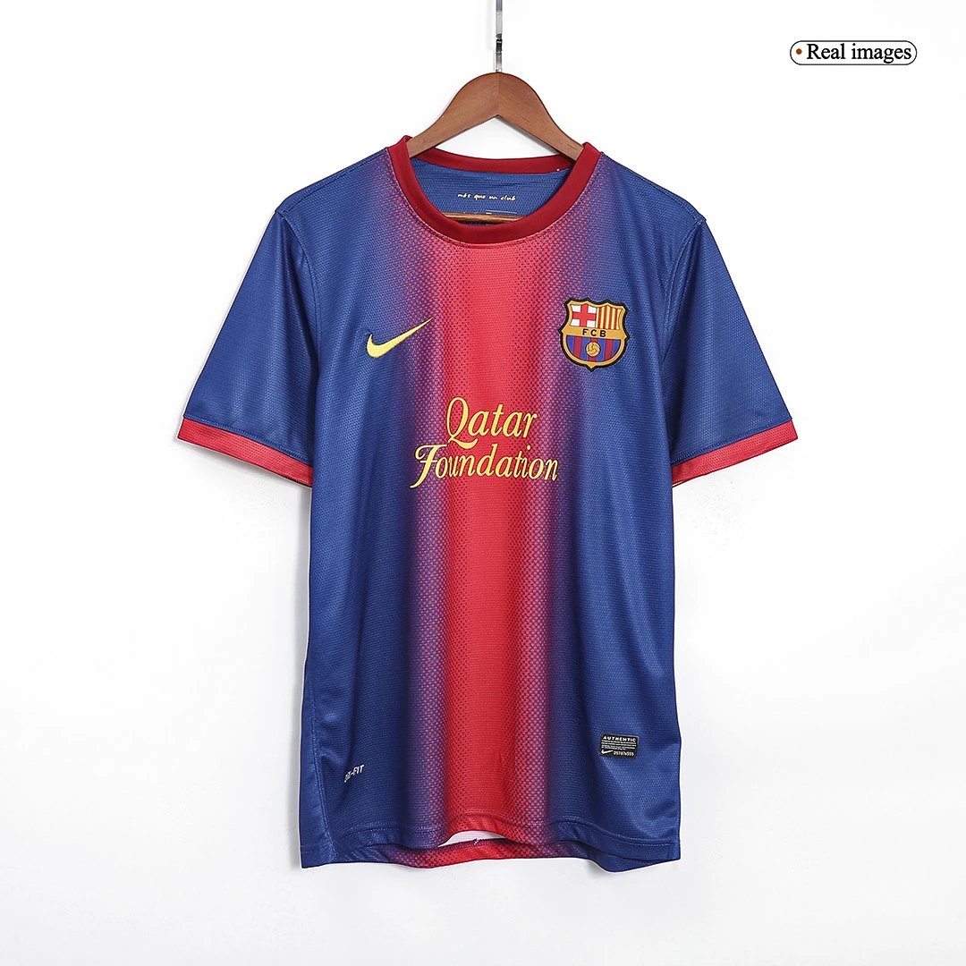 Barcelona FC 12/13 Retro Home Jersey — Photo 3