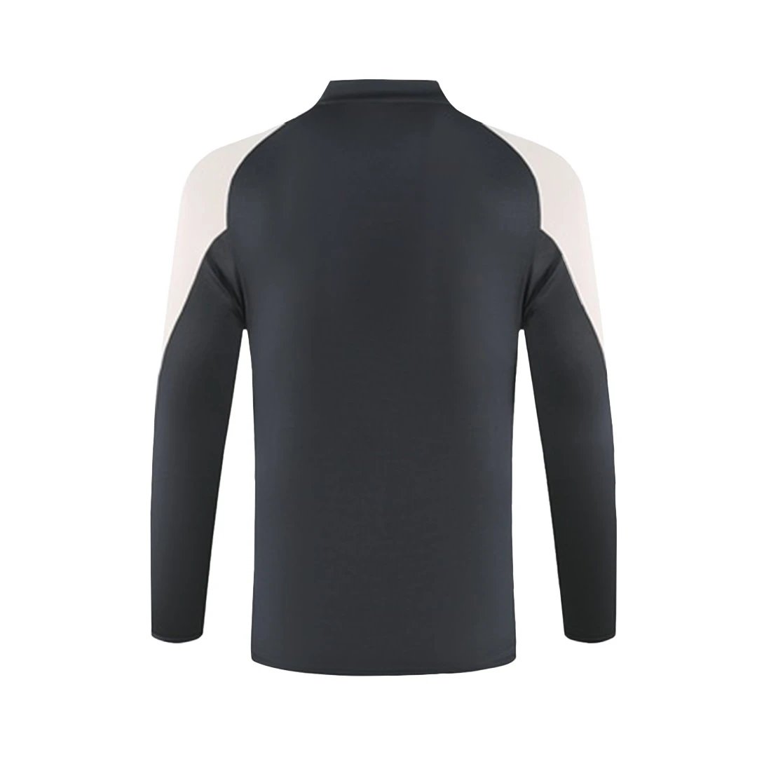 Real Madrid 1 4 Zip Tracksuit 2024 25 Gray — photo 4