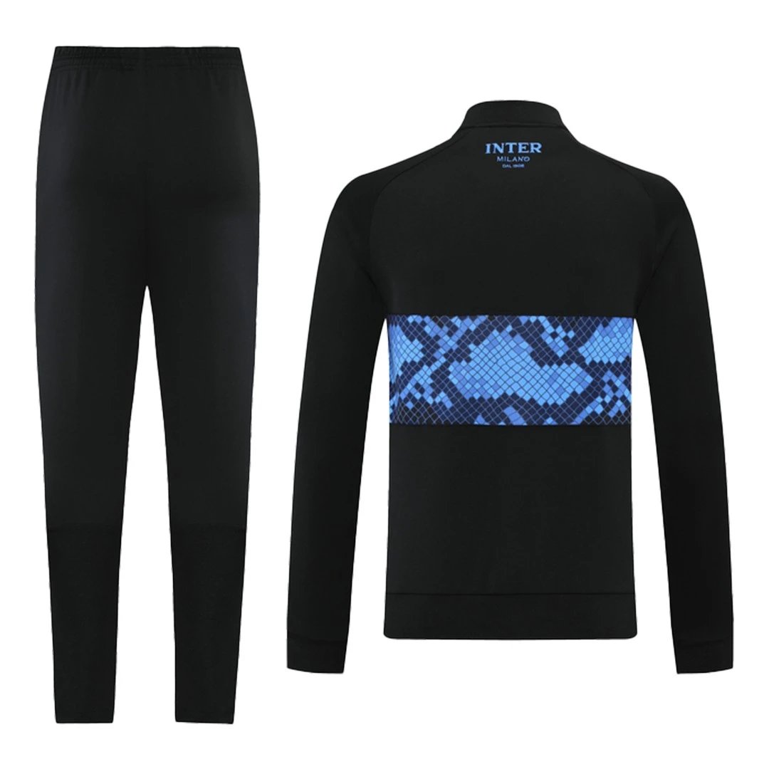 Inter Milan Jacket Tracksuit 2021 22 Black Blue — photo 2