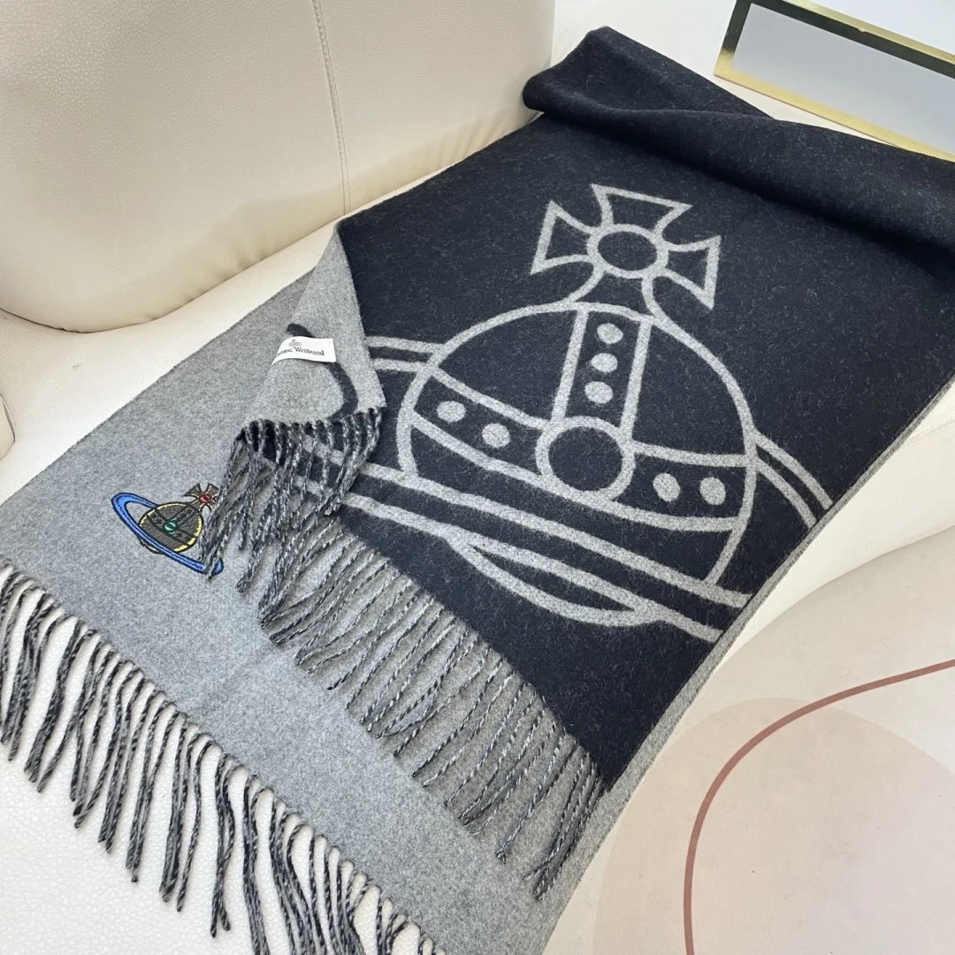 Vivienne Westwood Cashmere Wool Scarf Ver.A — Photo 5