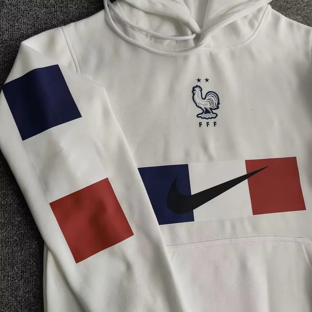France 2022 Sweater Hoodie 23 White — Zdjęcie 2