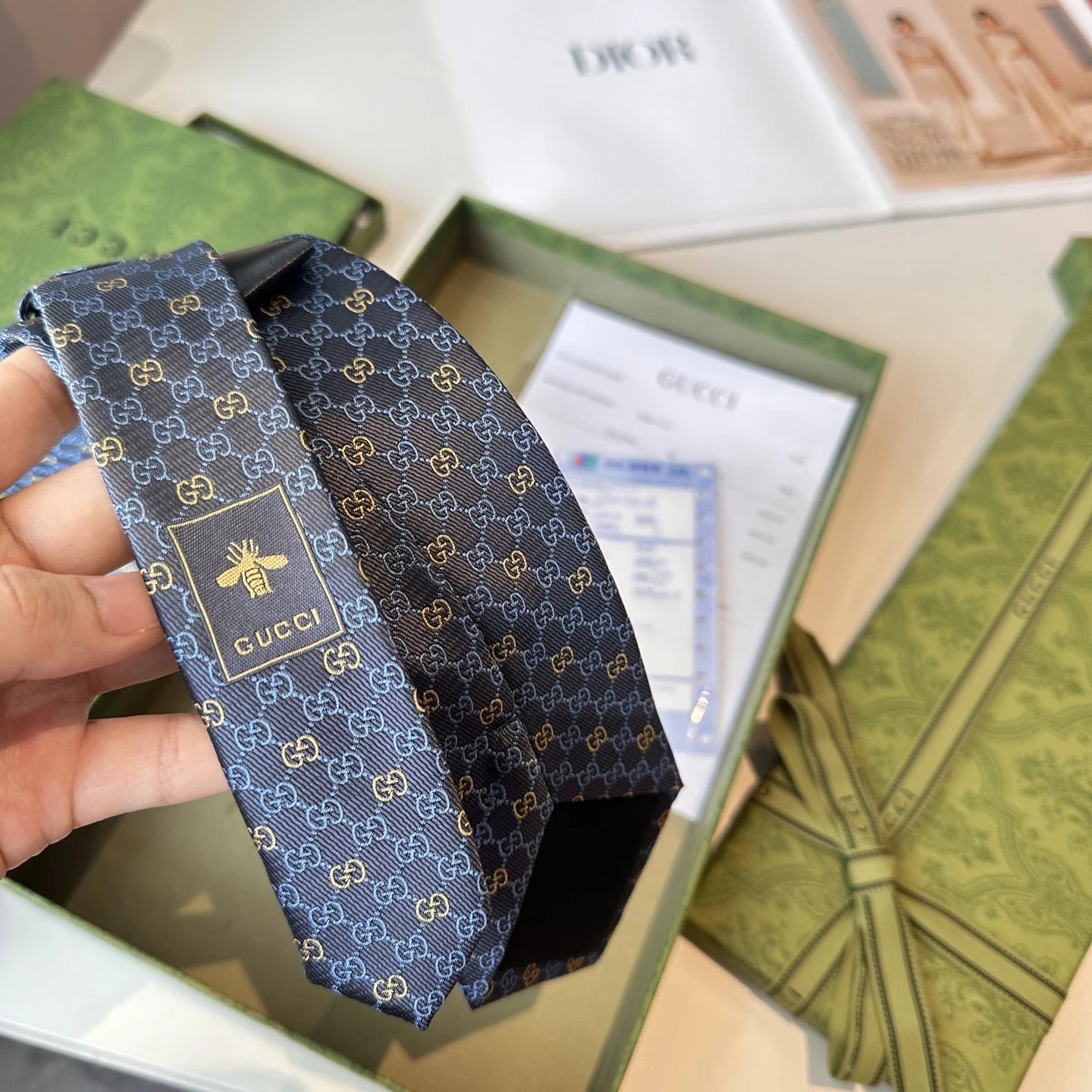 Gucci Silk Tie Ver.N — QC