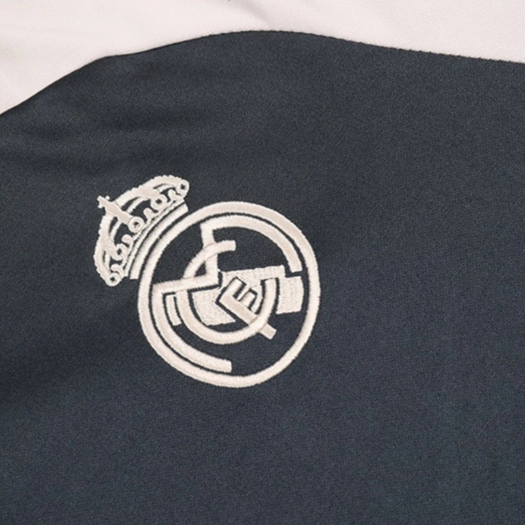 Real Madrid 1 4 Zip Tracksuit 2024 25 Gray — photo 8