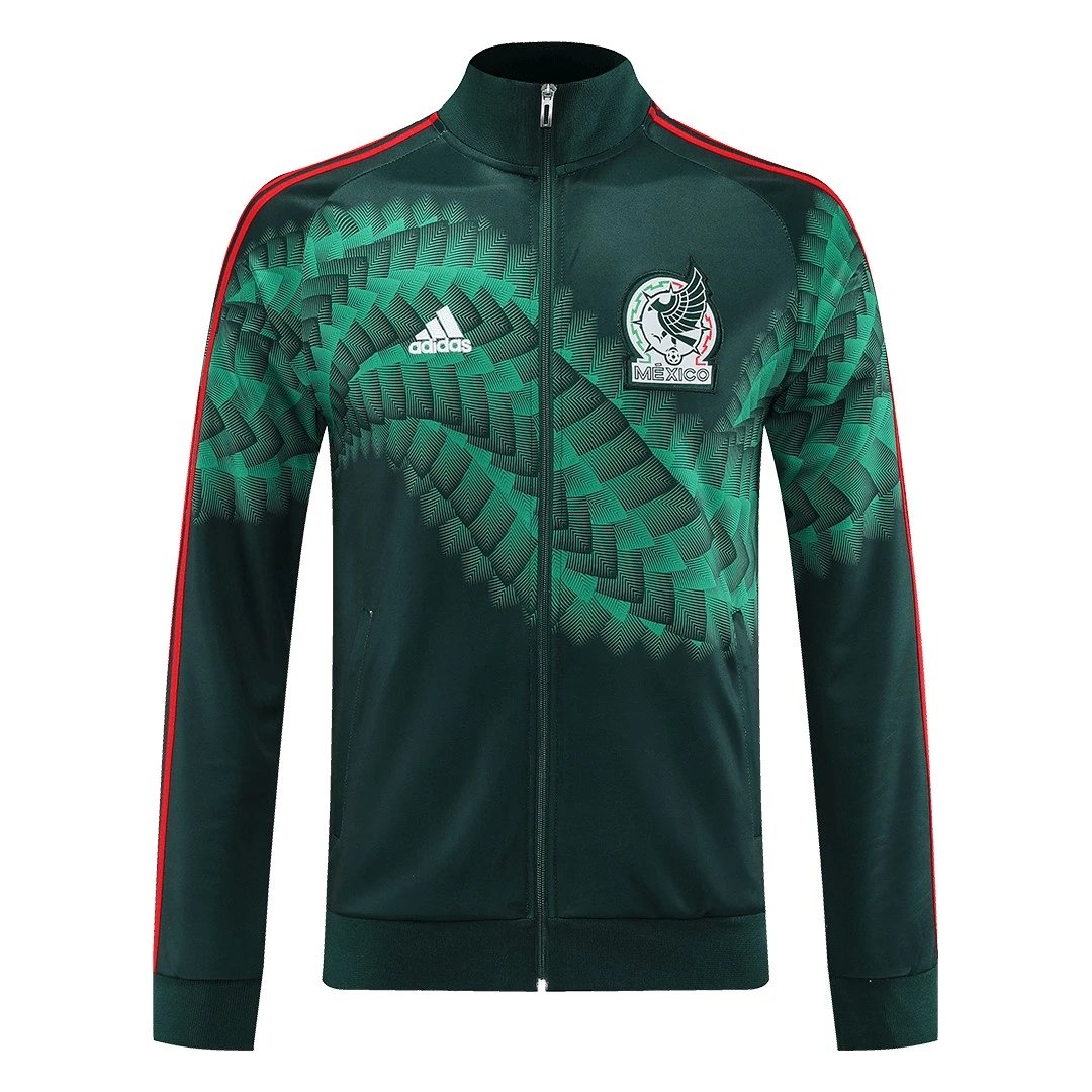 Mexico 2022 Jacket Tracksuit Black Green — QC