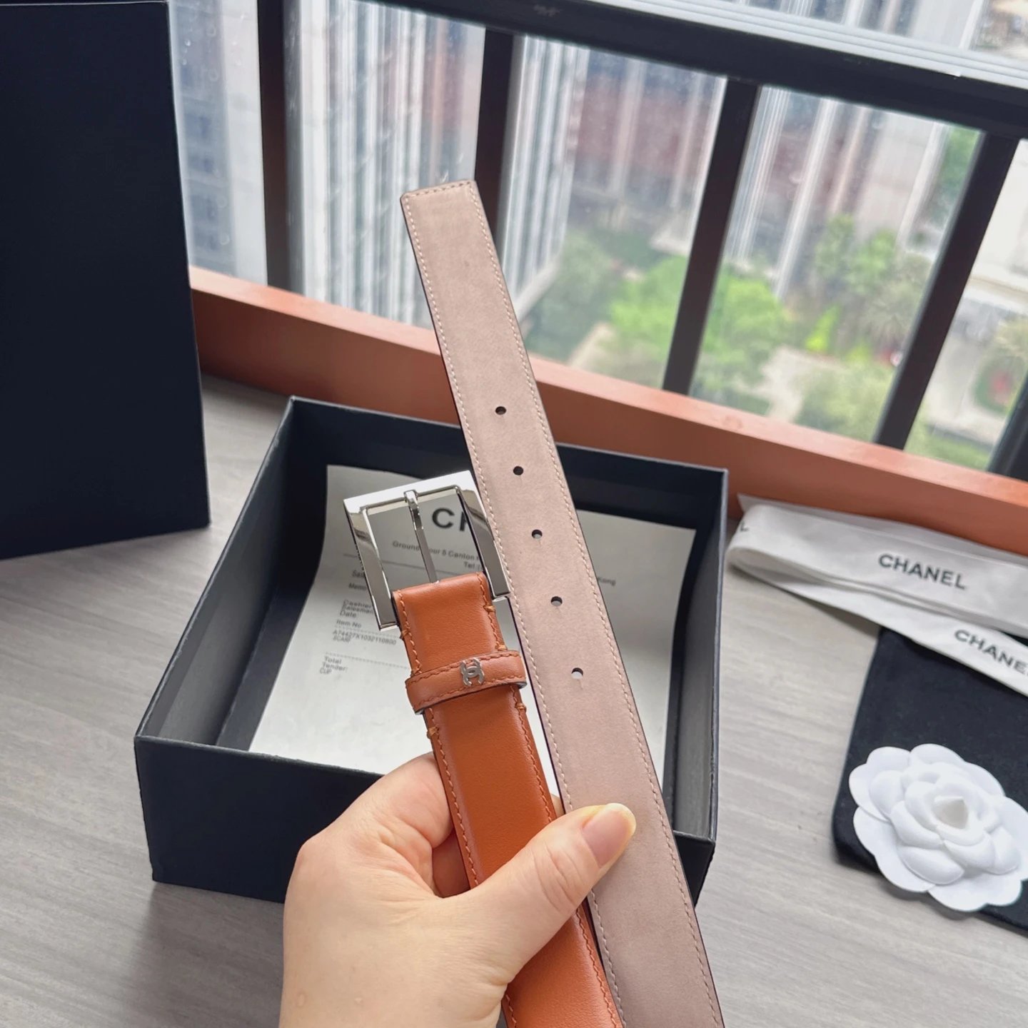 Chanel Leather Reversible Belt Ver.A — photo 6