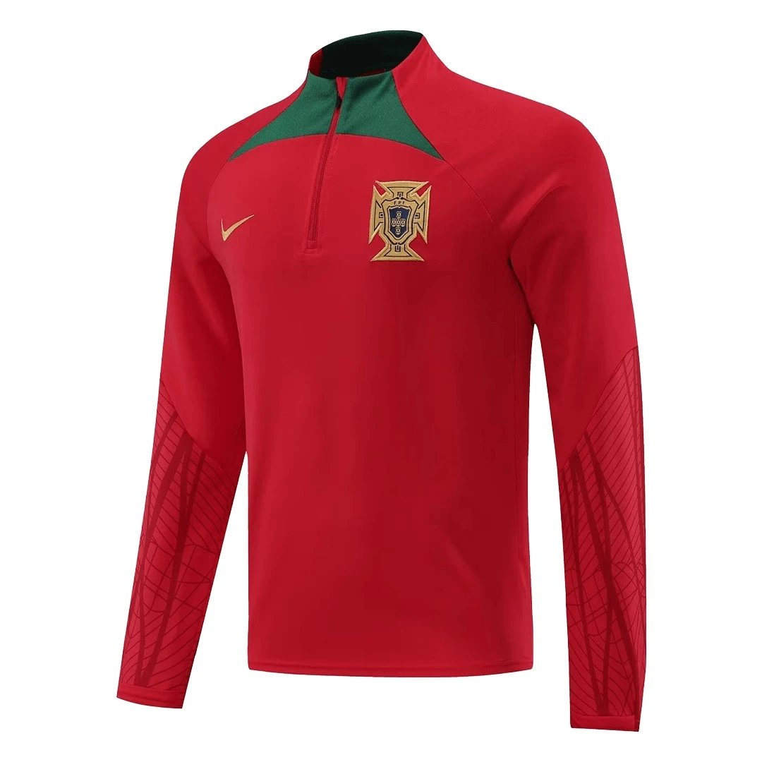 Portugal 2022 1 4 Zip Tracksuit Red — Photo 5