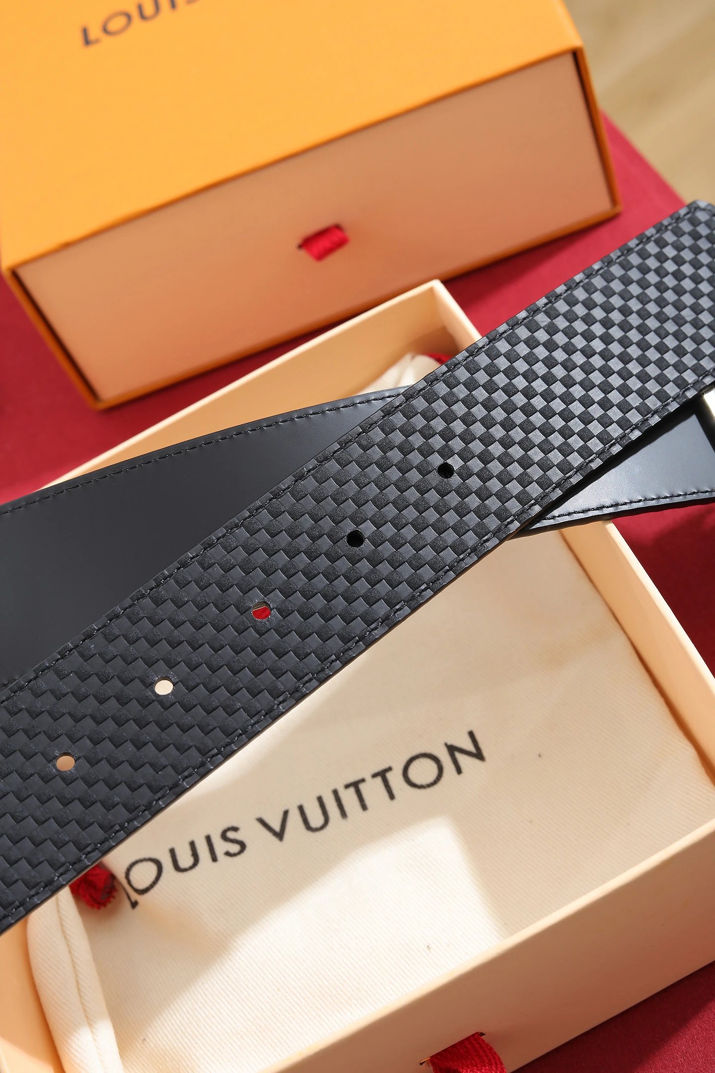 Louis Vuitton Leather Belt Ver.A — Zdjęcie 8