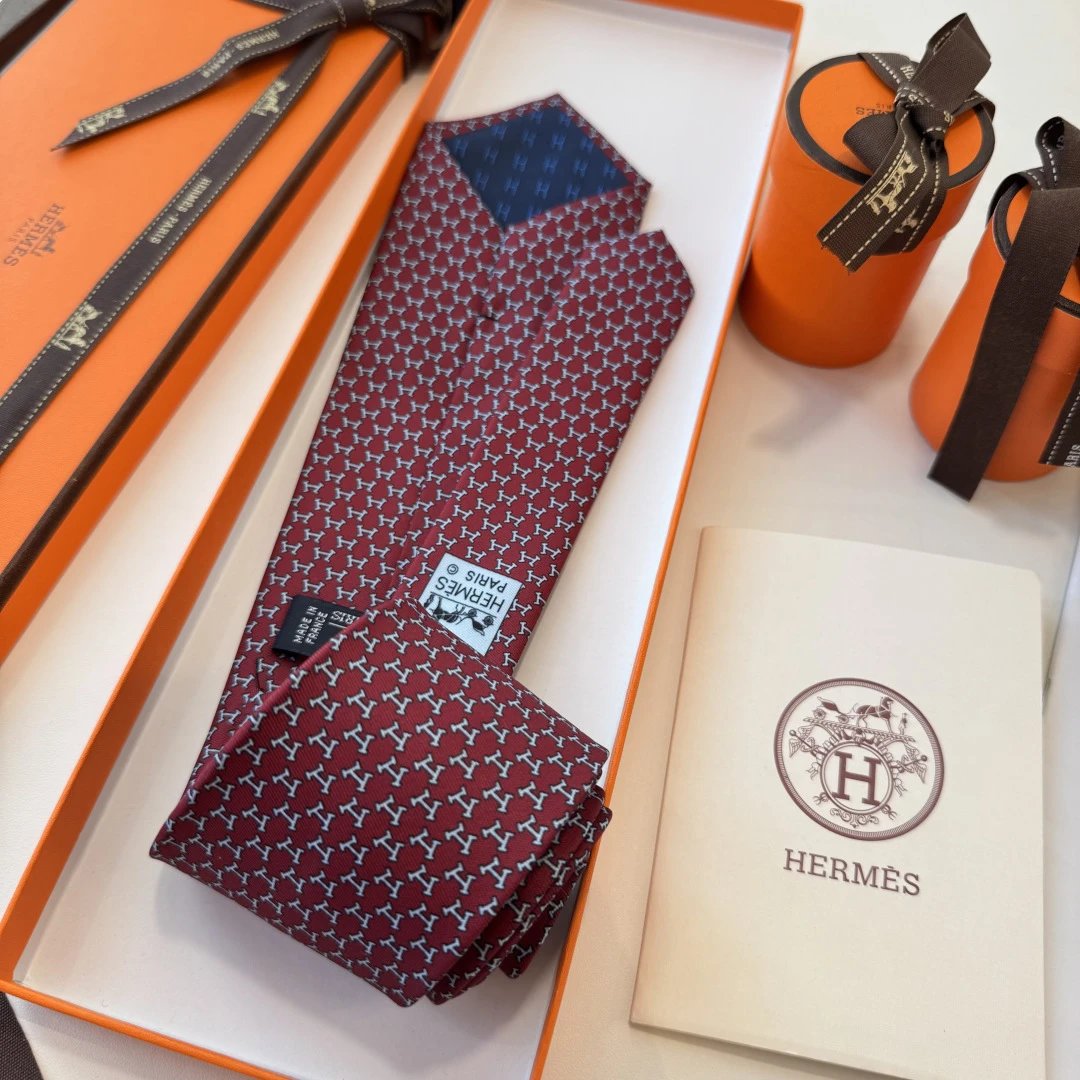 Hermes Silk Tie Ver.L — Photo 7
