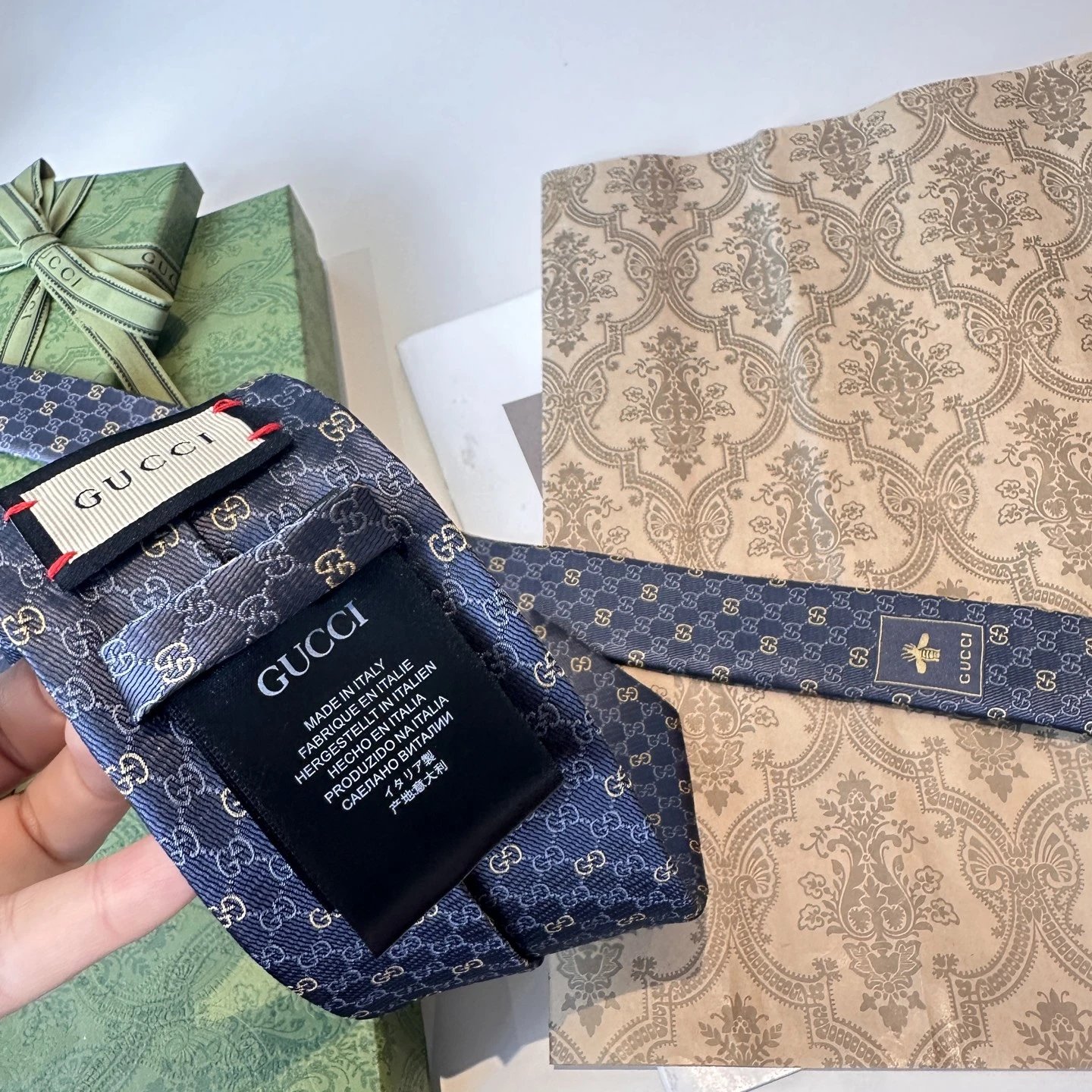 Gucci Silk Tie Ver.L — Zdjęcie 6