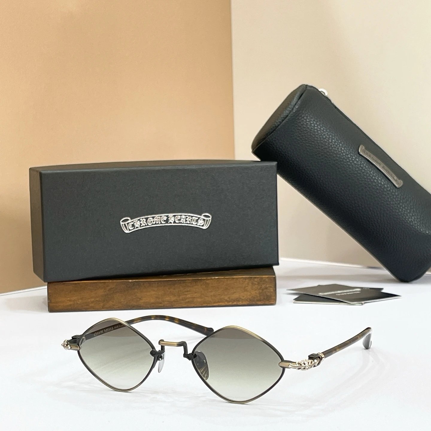 Chrome Hearts DIAMOND DOG Sunglasses 50-22-145 Ver.B — Zdjęcie 2