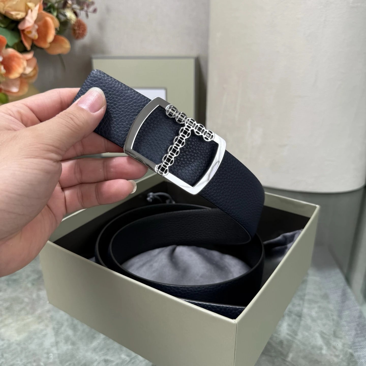 Tom Ford Leather Reversible Belt Ver.G — photo 9