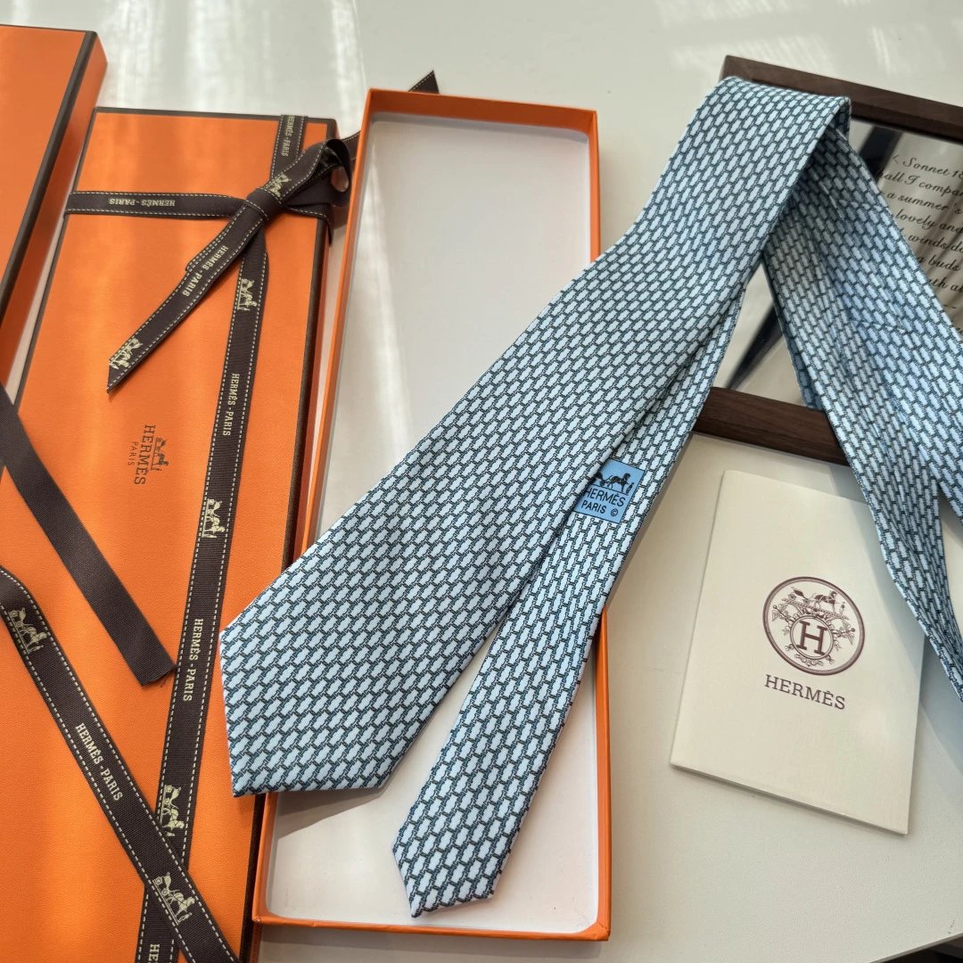 Hermes Silk Tie Ver.O — Photo 6