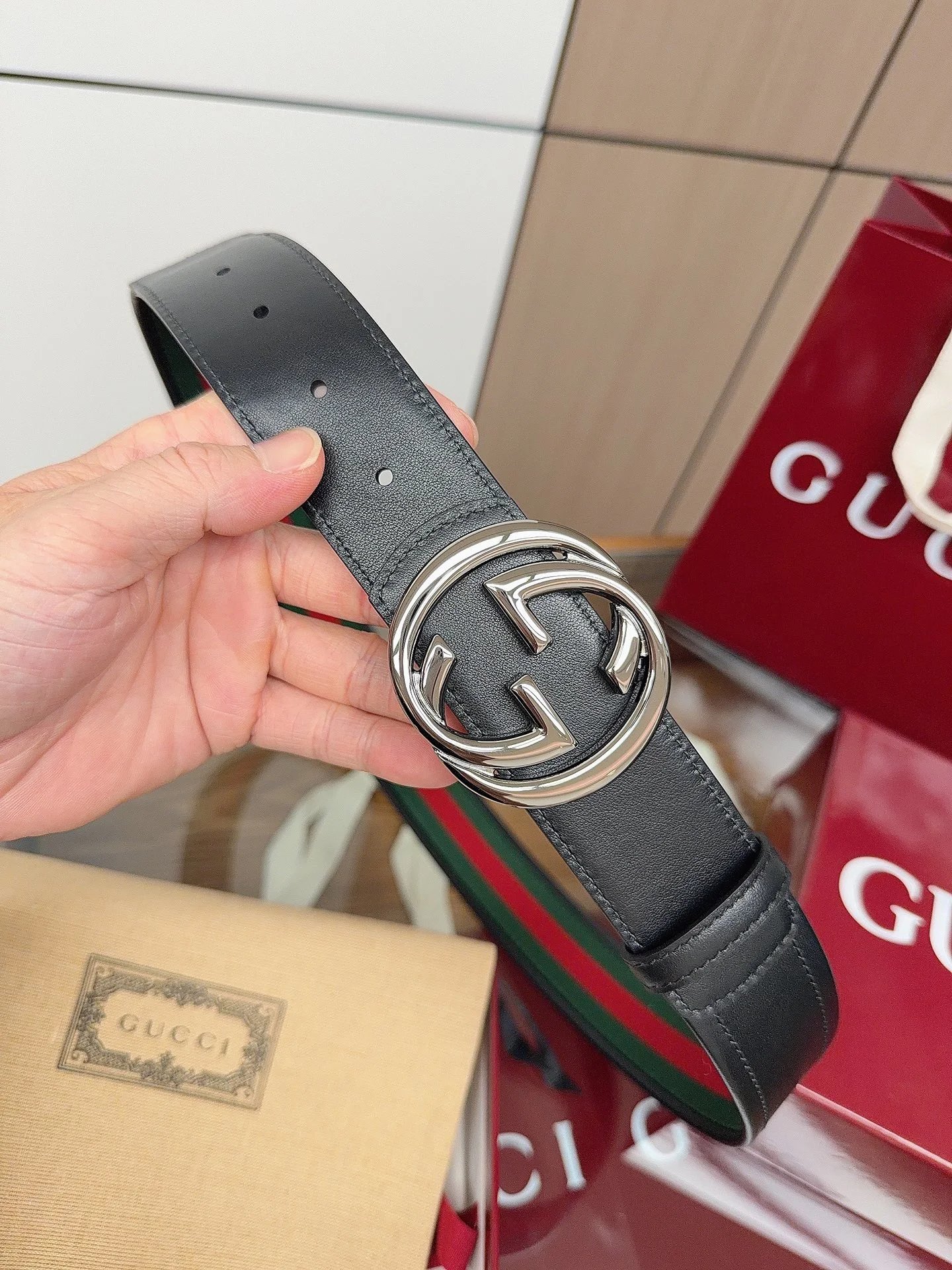 Gucci Leather Belt Ver.C — photo 6