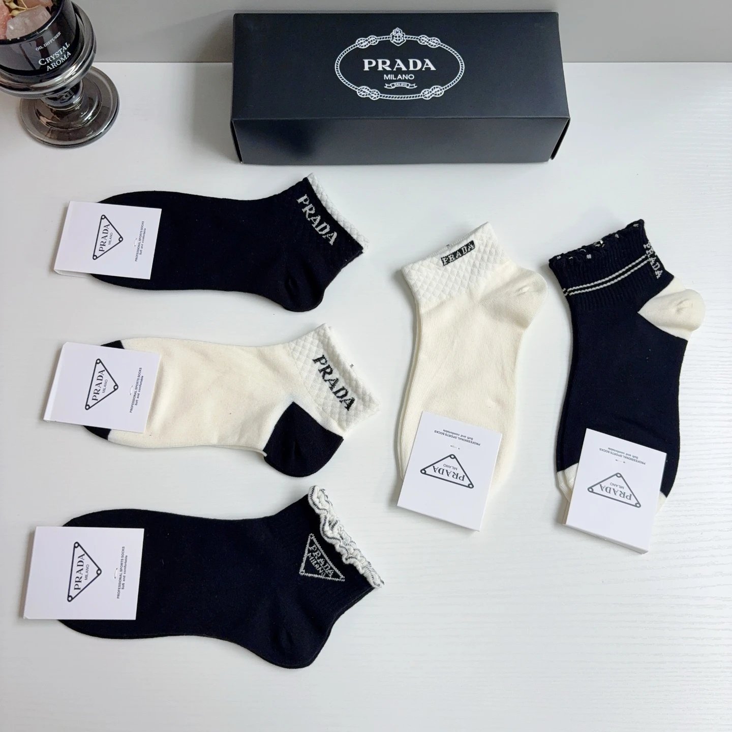 Prada Cotton Socks Ver.A — Zdjęcie 6