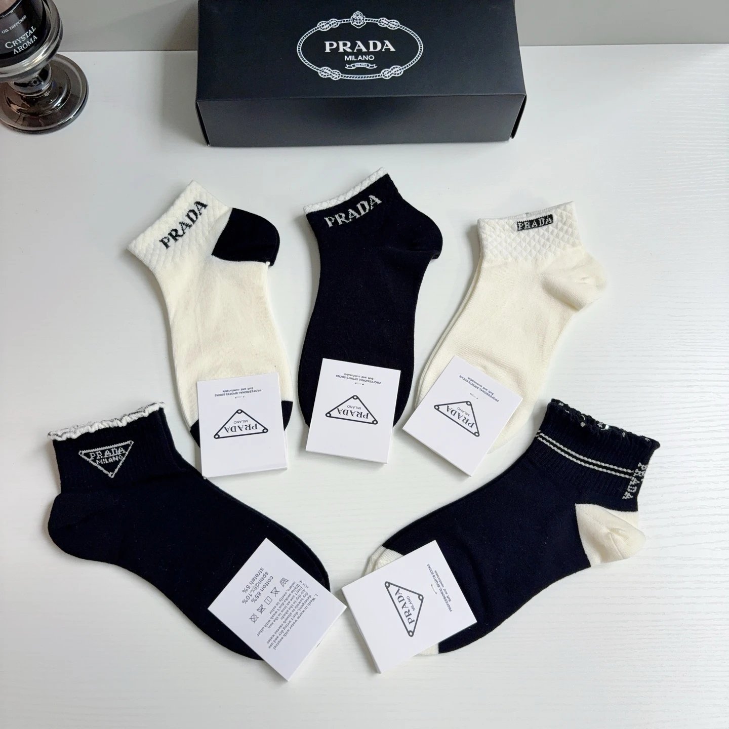 Prada Cotton Socks Ver.A — Zdjęcie 8