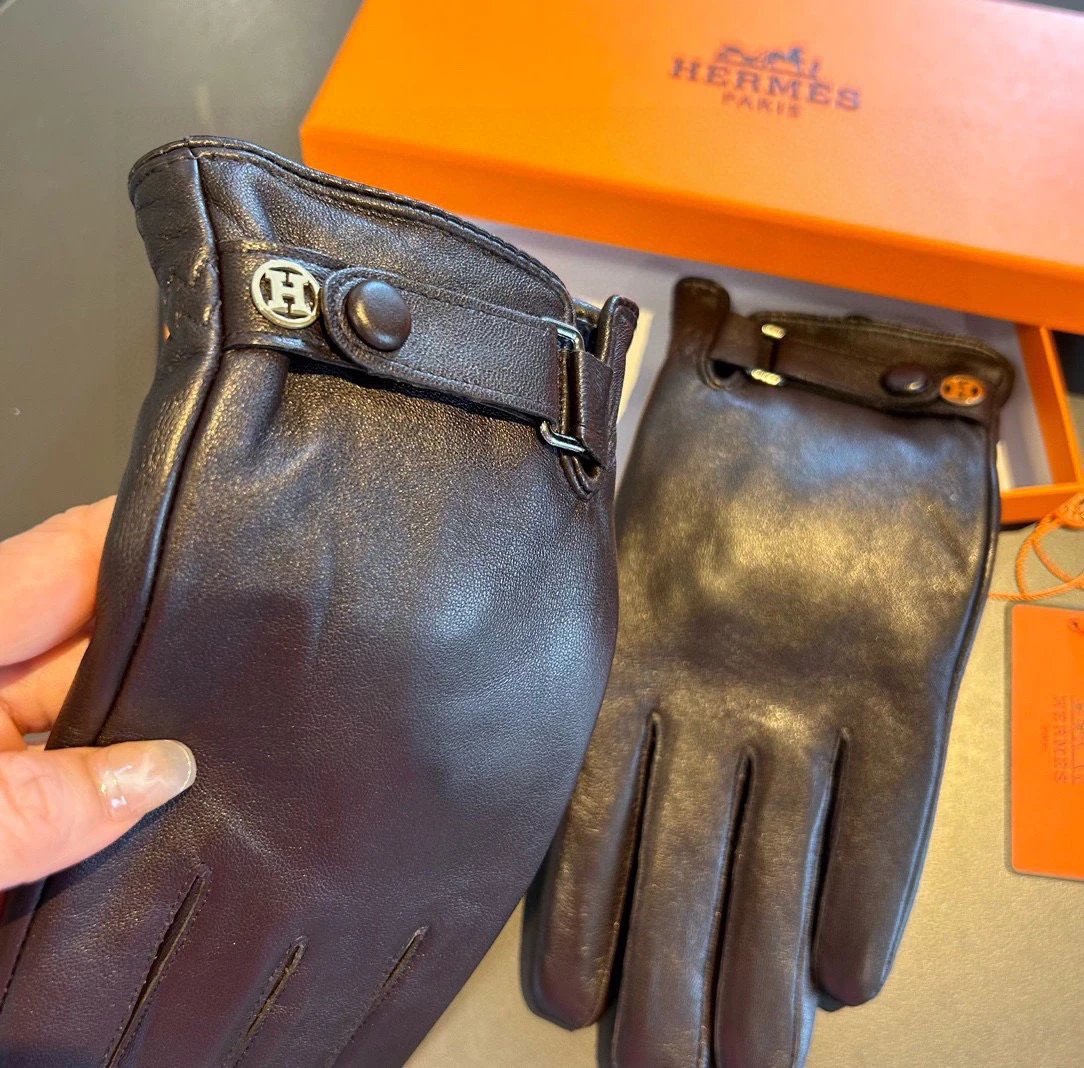 Hermes Lambskin Gloves Ver.A — Photo 5