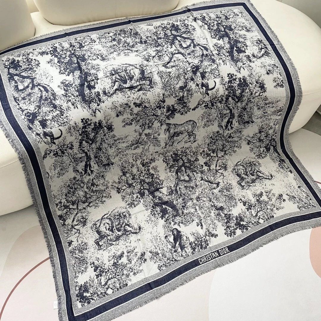 Dior Wool Silk Shawl Ver.A — QC